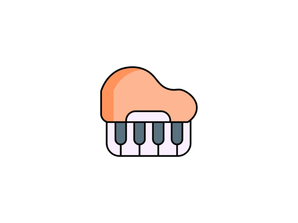 Birthday Piano Illustrations: A Versatile Asset for Creative Design