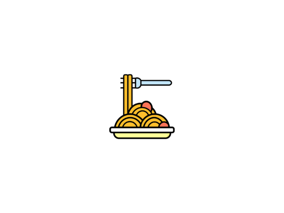 Bringing Warmth to Your Projects with Restaurant Spaghetti Illustrations