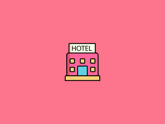 Festive & Versatile Holiday Hotel Illustrations for Designers