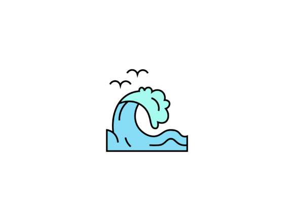 Ocean Wave Illustrations: Dynamic Design for Every Project