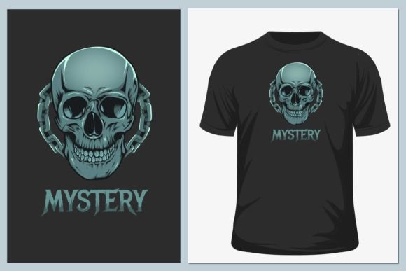 Skull Illustrations Design on T Shirt: Bold Graphics for Fearless Brands