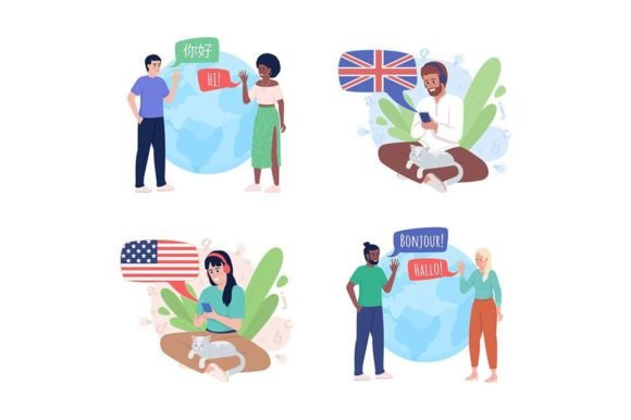 Tandem Language Learning Illustrations: A Practical Design Toolkit