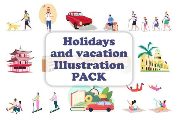 Tourism Concept SVG Vector Illustrations: Bringing Global Adventures to Life