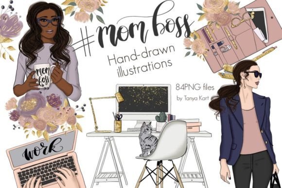 Unlocking Creative Potential with Mom Boss Hand Drawn Illustrations