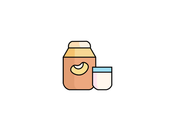 Vegetarian Milk Illustrations: Whimsical Art for Every Project